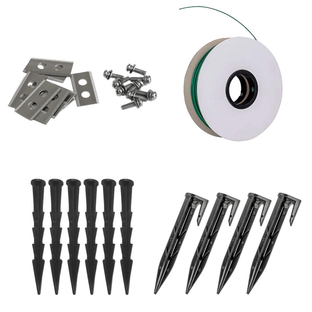 VITO Robot Tondeuse 20V Batterie 2.0Ah 300m2 Cable périphérique 100m Station de charge - VITO