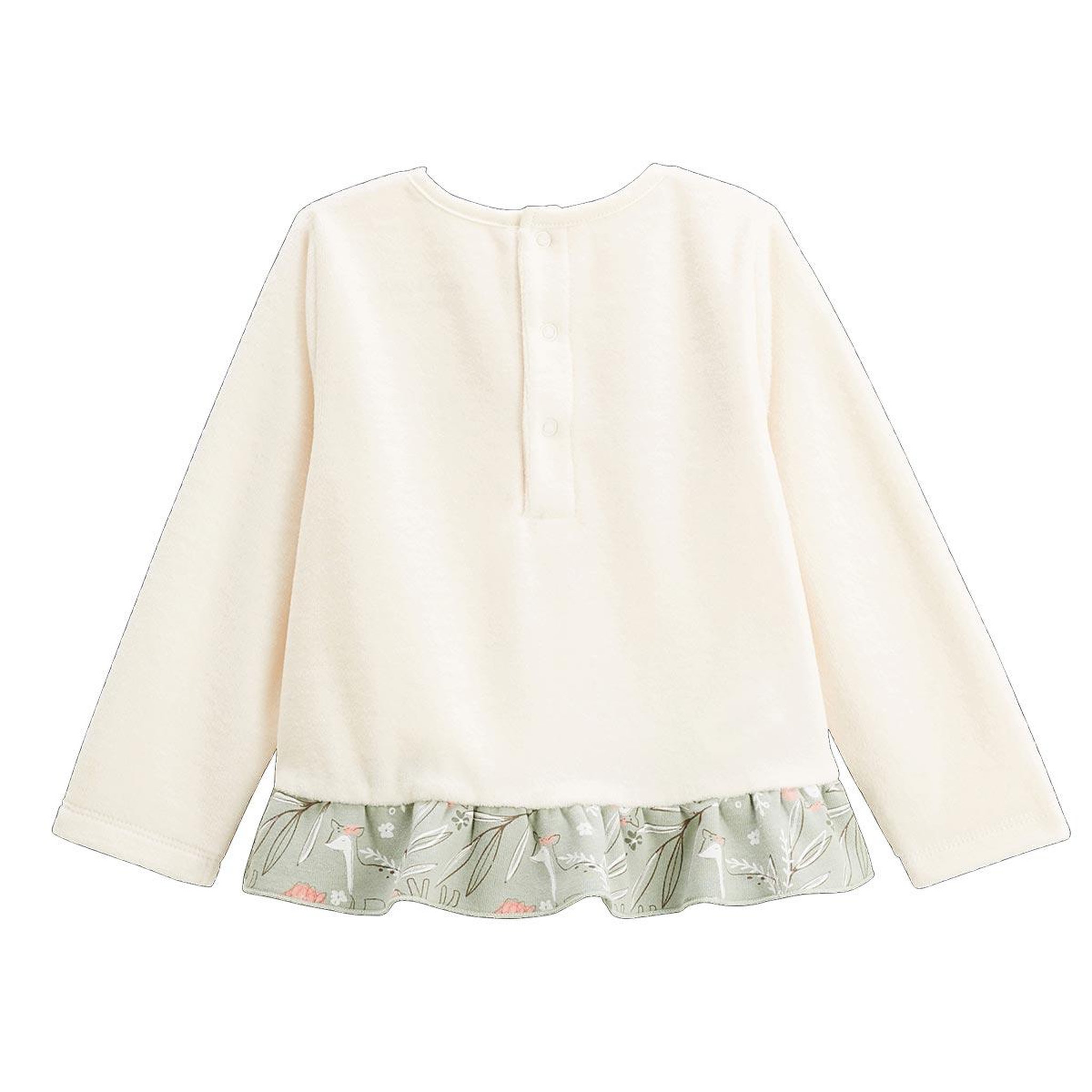 Voir la diapositive 4 : Petit Béguin Pyjama enfant 2 pièces en velours Lison