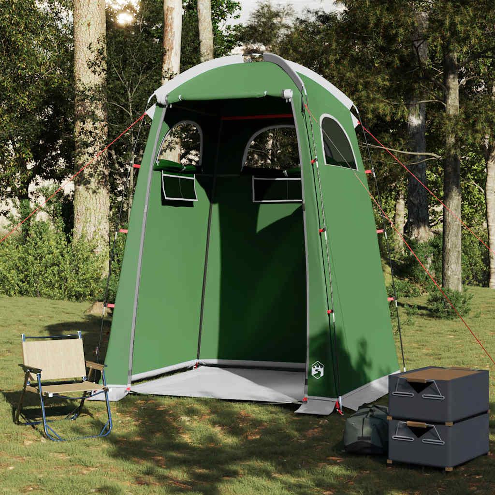 Voir la diapositive 3 : VIDAXL Tente de douche vert impermeable