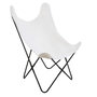 Voir la diapositive 1 : ATMOSPHERA Fauteuil papillon imitation fourrure OSLO - Blanc