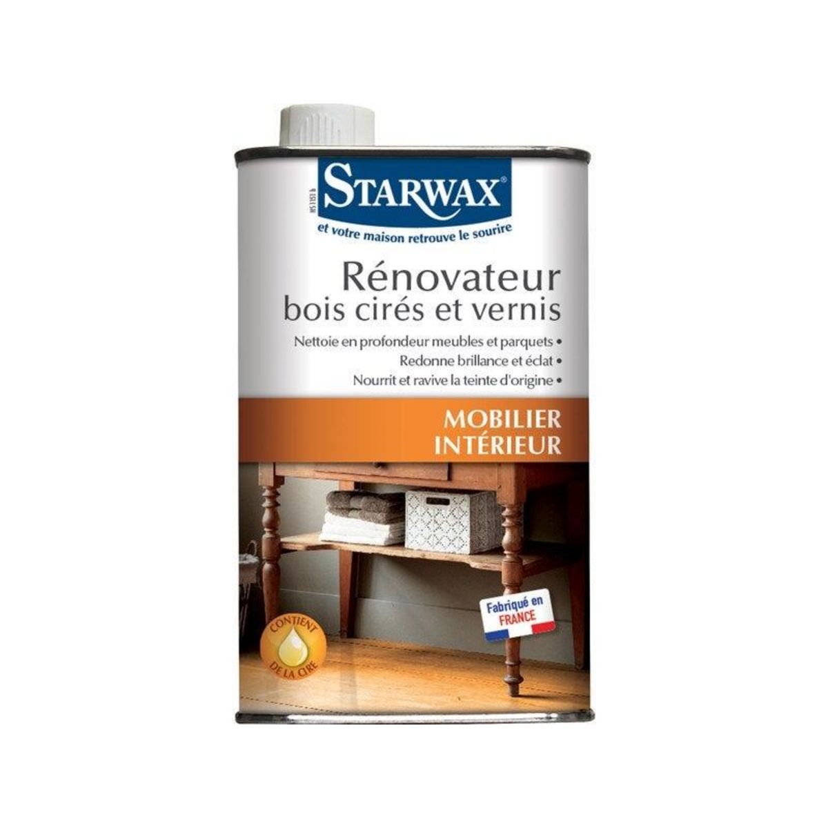 Starwax Rénovateur meuble en bois STARWAX, incolore liquide, 500 ml