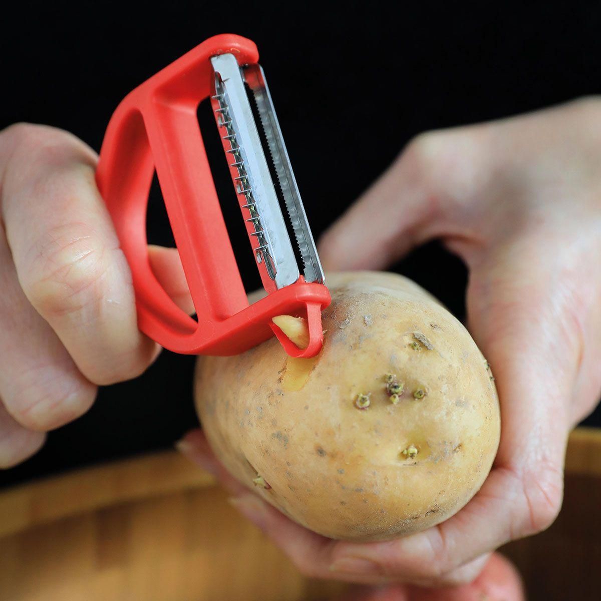 Opinel Eplucheur Tduo bois rouge