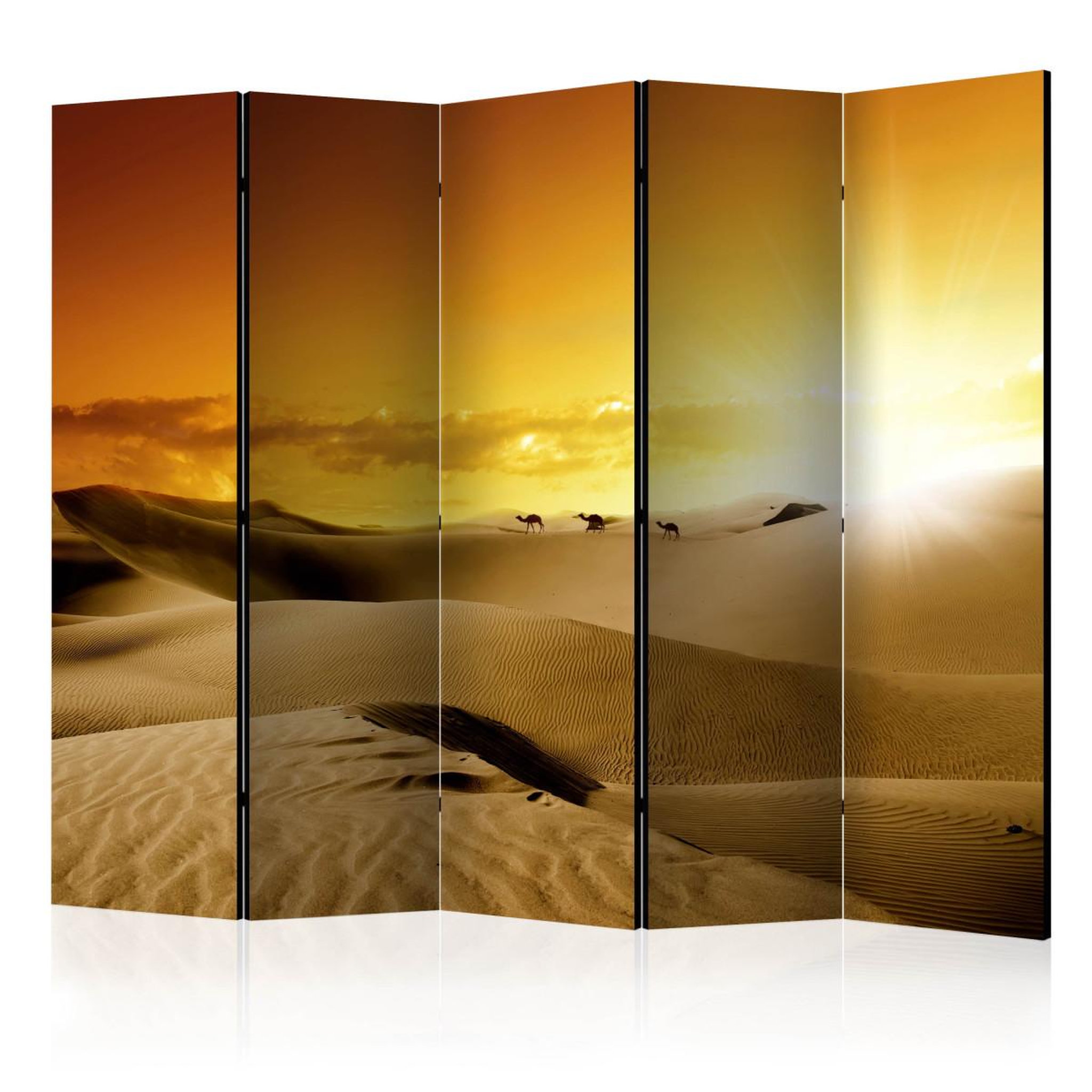 Paris Prix Paravent 5 volets  march of camels  172x225cm