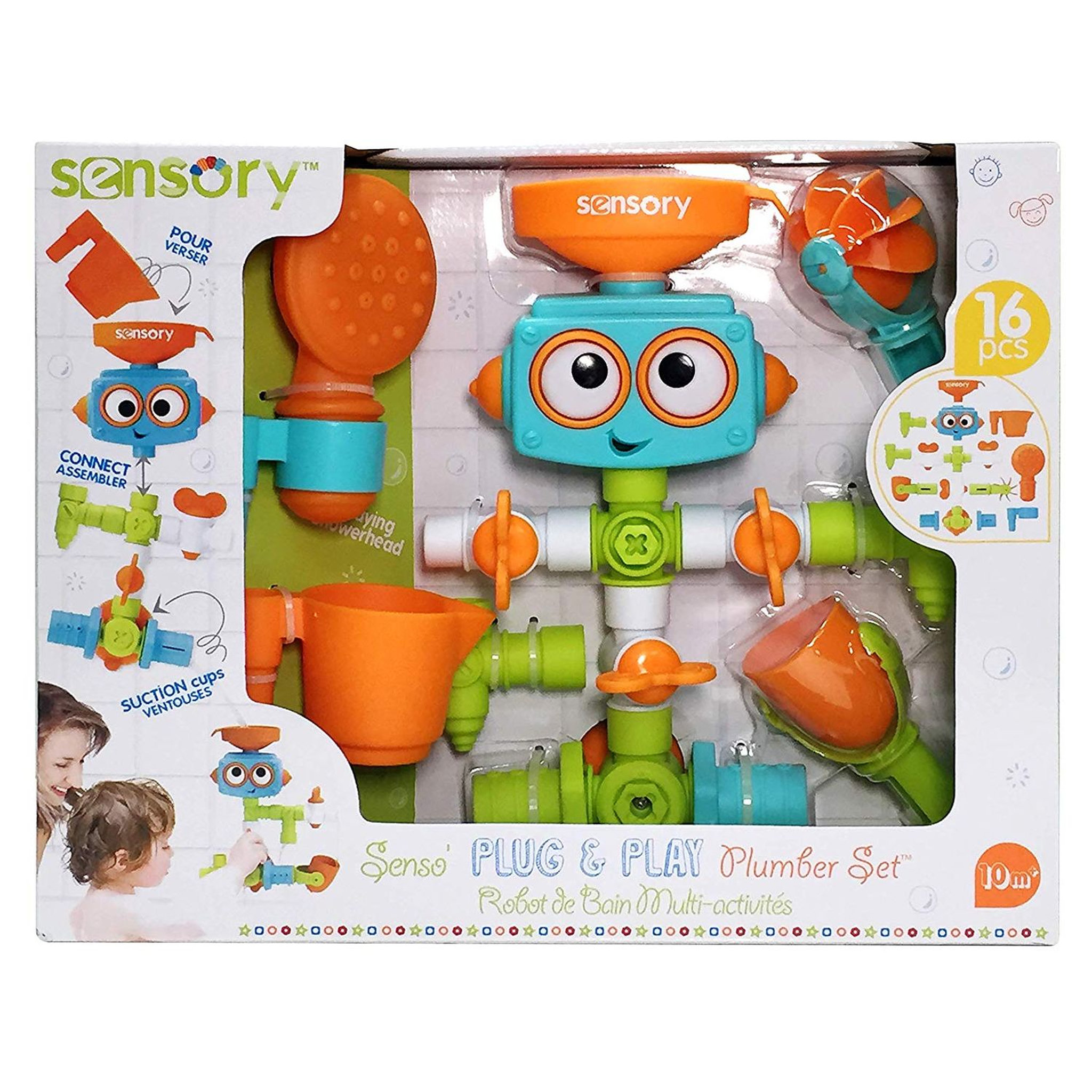 Voir la diapositive 3 : INFANTINO Robot de bain multi-activités 