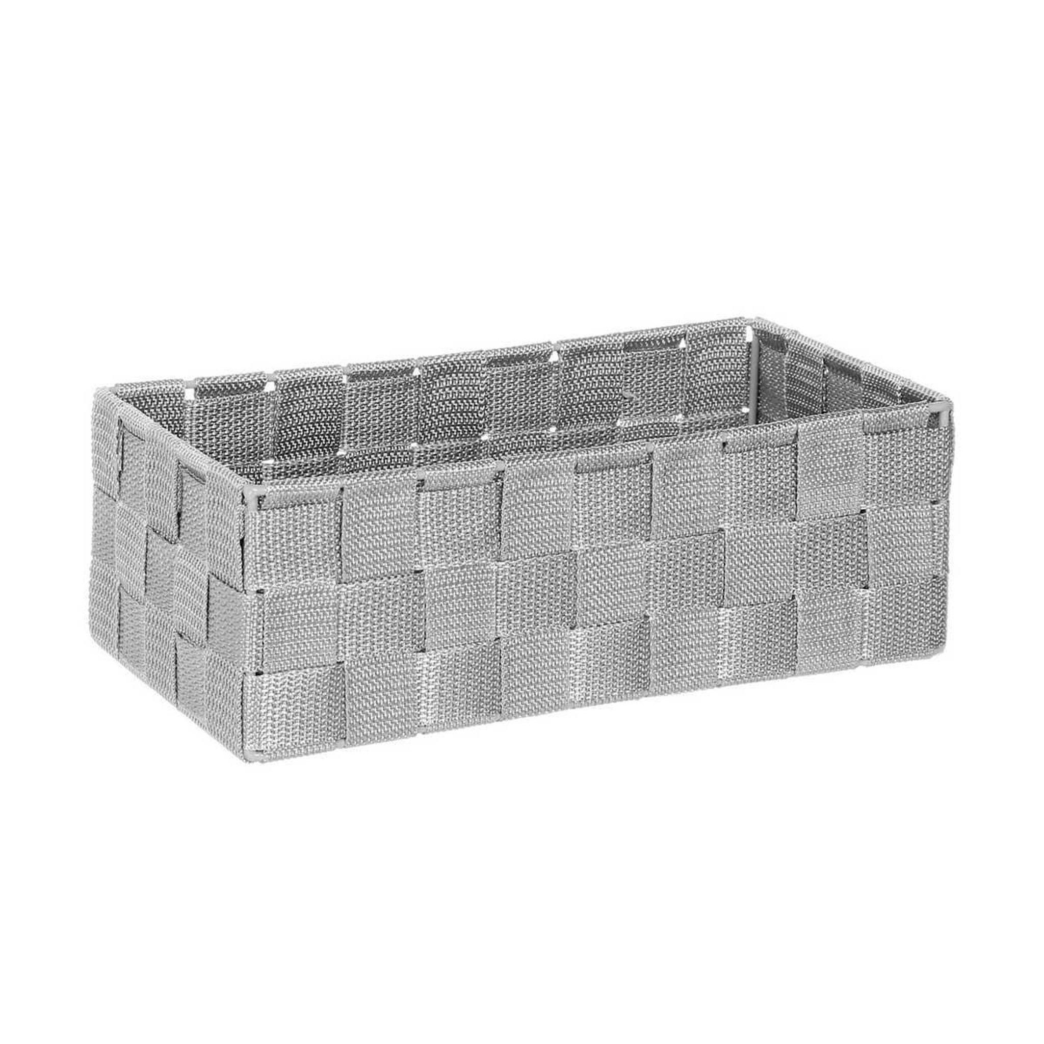 Voir la diapositive 3 : FIVE Lot de 4 Paniers de Rangement  Déco  28cm Gris Clair