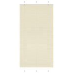 VIDAXL Store plisse creme 105x200cm largeur du tissu 104,4cm polyester