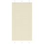 Voir la diapositive 1 : VIDAXL Store plisse creme 105x200cm largeur du tissu 104,4cm polyester