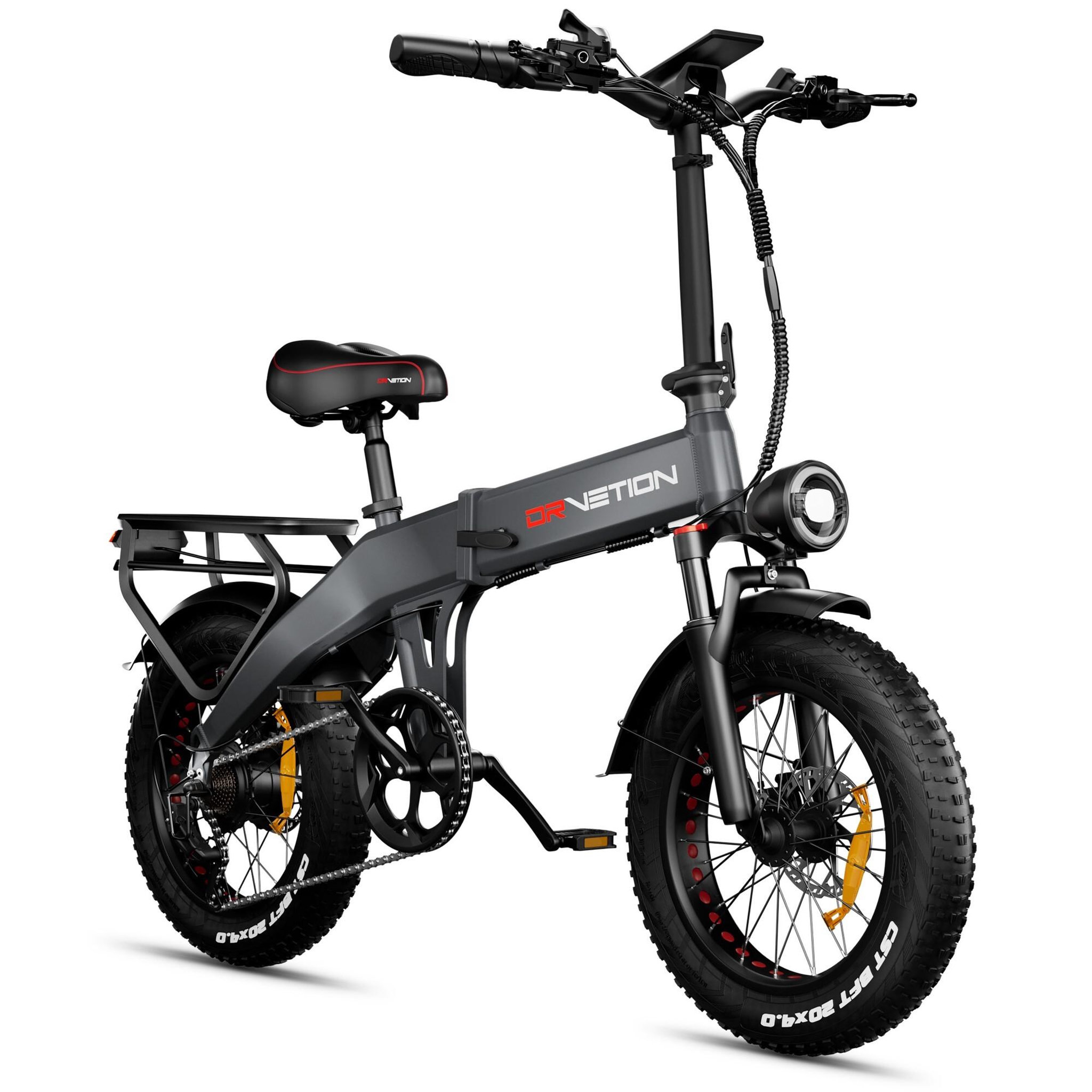 Voir la diapositive 4 : DRVETION Vélo électrique pliable drvetion bt20, fatbike, batterie samsung 48v 14ah