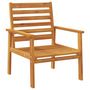 Voir la diapositive 4 : VIDAXL Fauteuil de jardin lot de 2 66,5x65x81 cm bois massif d'acacia