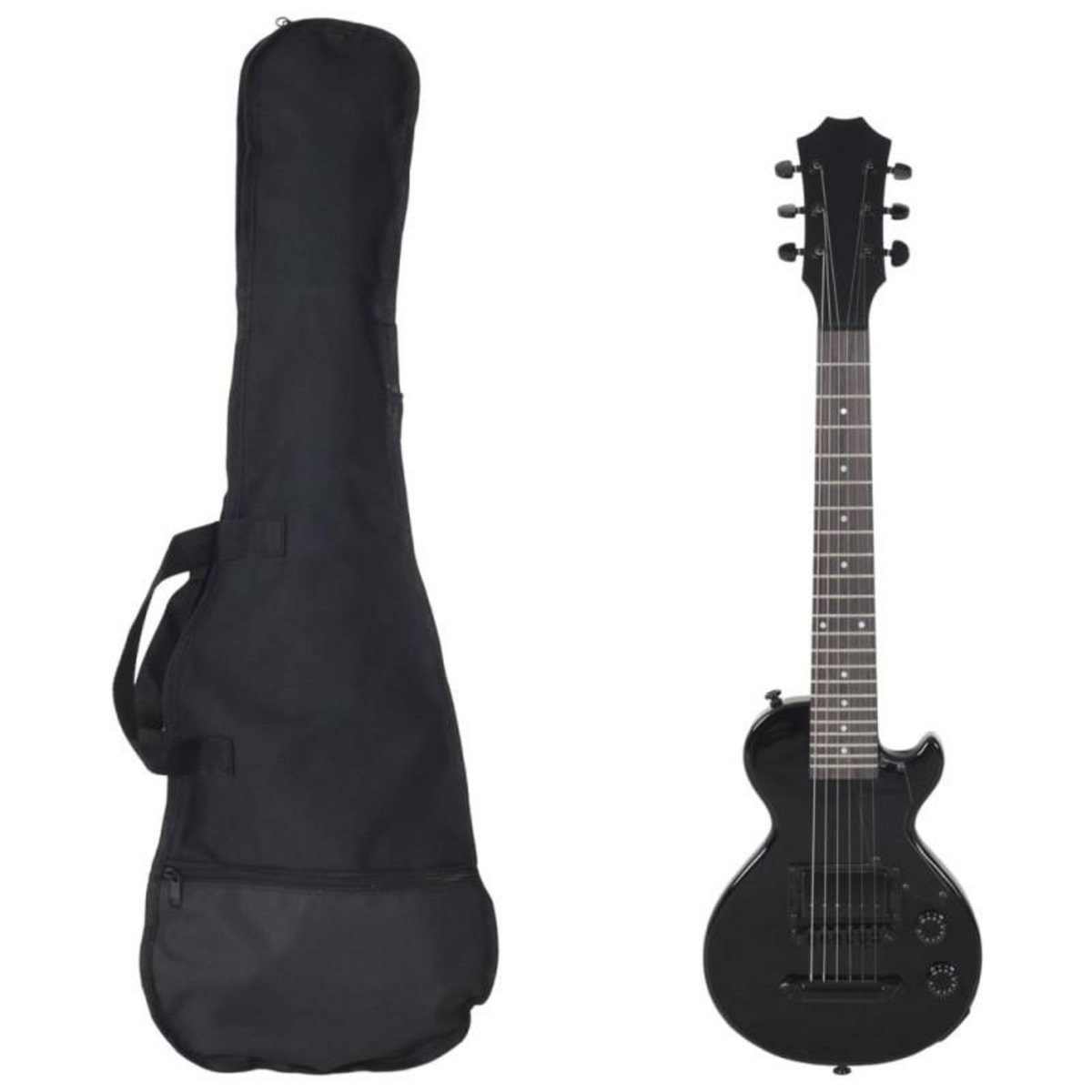 VIDAXL Guitare électrique pour enfants avec sac noir 3 4 30