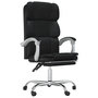 Voir la diapositive 2 : VIDAXL Fauteuil inclinable de bureau Noir Similicuir