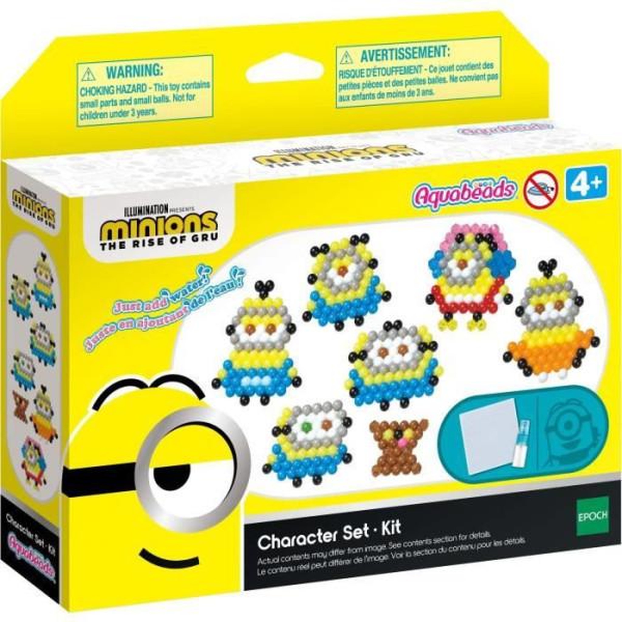 Voir la diapositive 6 : Aquabeads Kit de perles Les Minions 2 - Aquabeads - Recrée tes personnages préférés du film