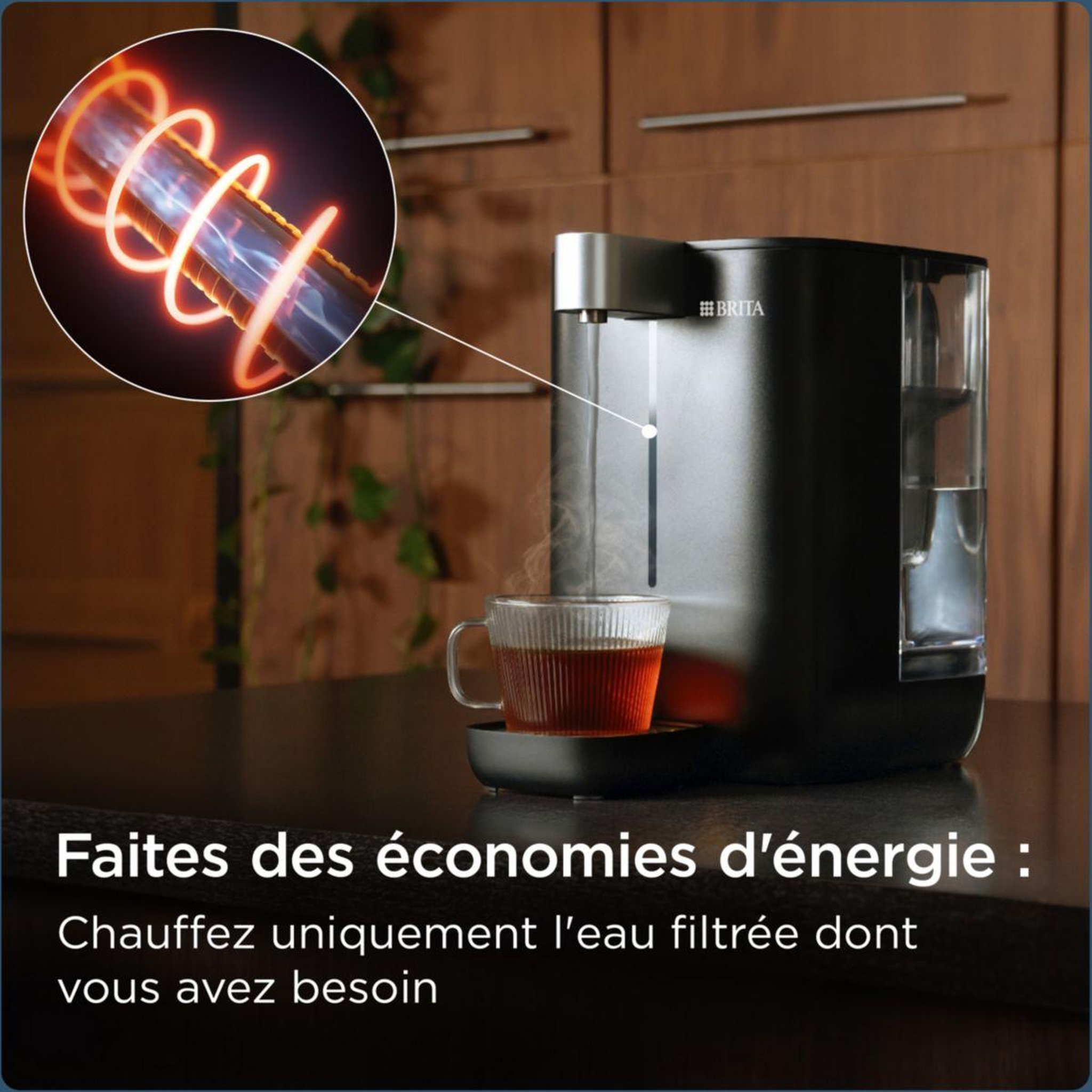 Voir la diapositive 4 : Brita Fontaine à eau cube (4.0 l) technologie uv-c & filtre à eau maxtra pro expert anti-tartre
