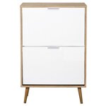 The Home Deco Factory Meuble à chaussures 2 portes