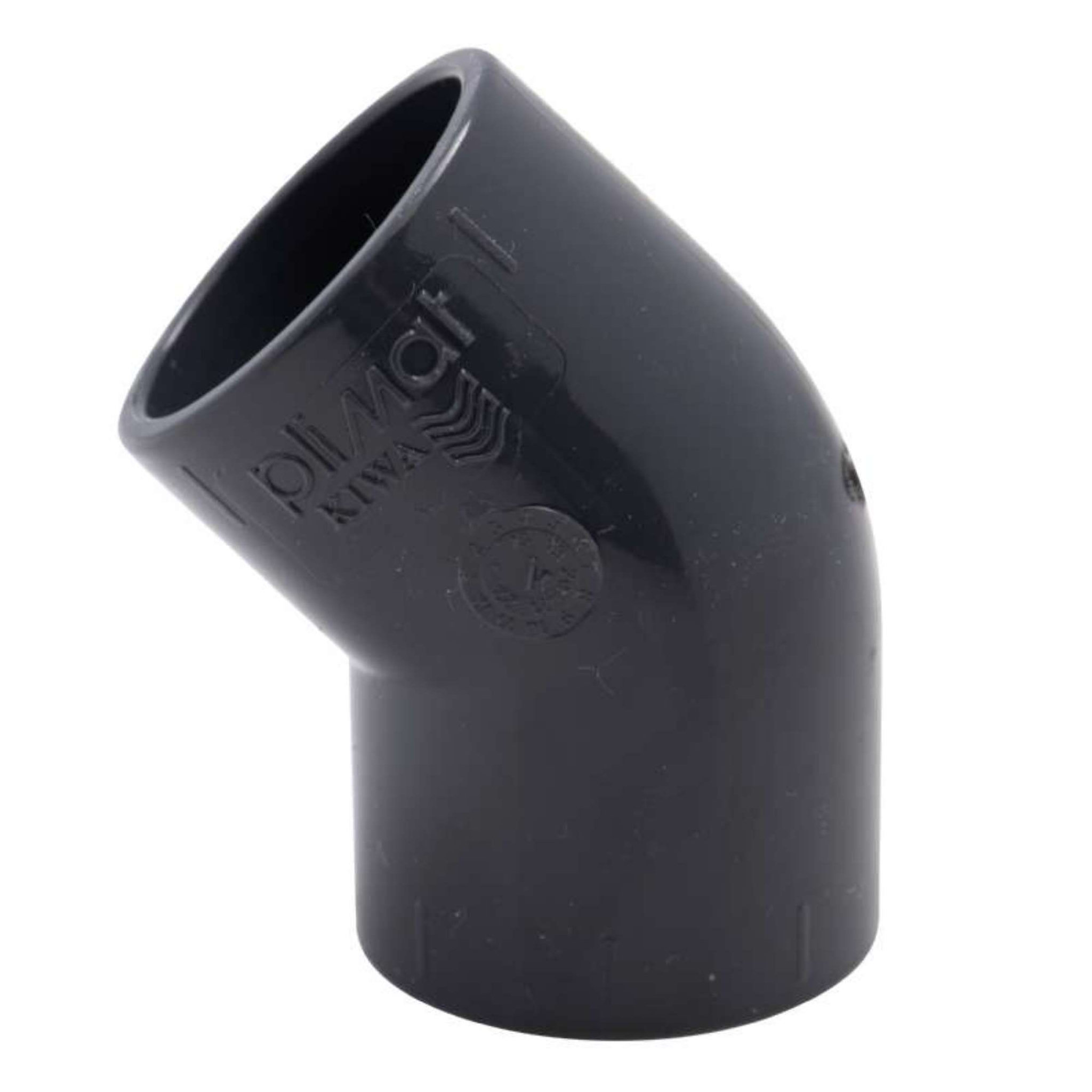 Voir la diapositive 1 : Jardibric Raccord coudé 45° PVC pression F/F Jardibric ø25
