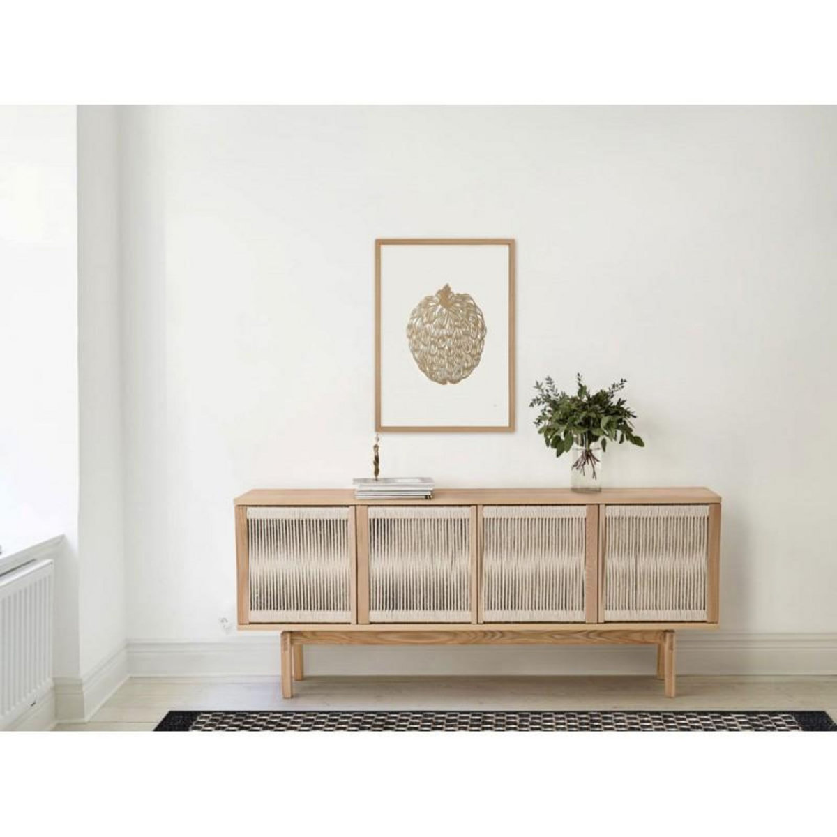 Paris Prix Buffet Design 4 Portes  Lilla  180cm Naturel