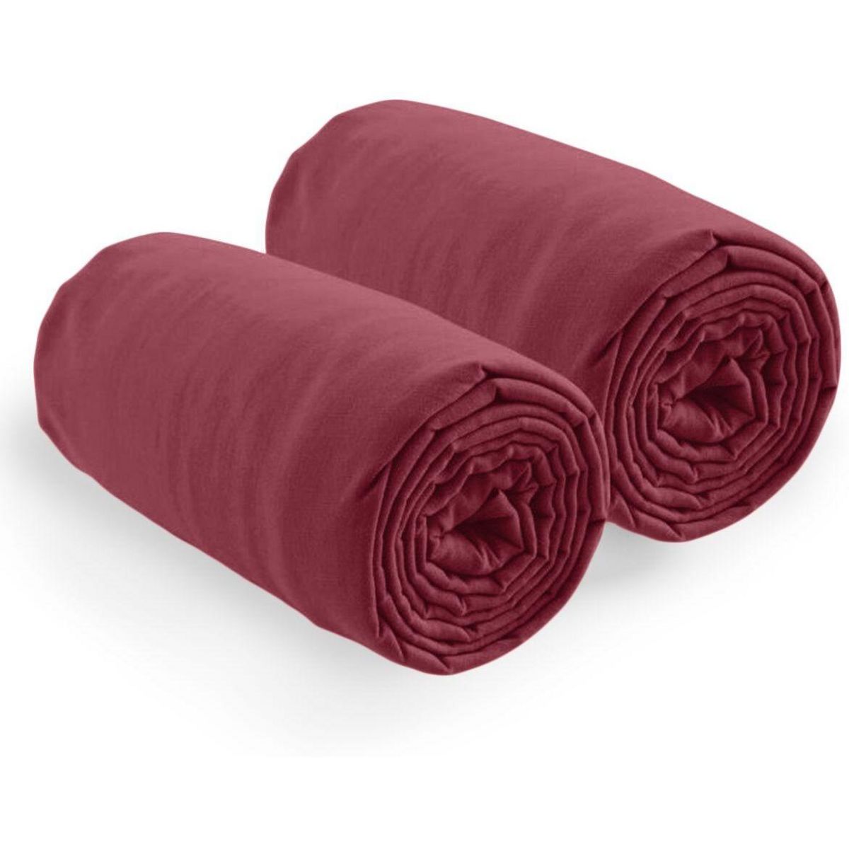 Home collection 2 draps housse bonnet 35cm 100% coton 57fils