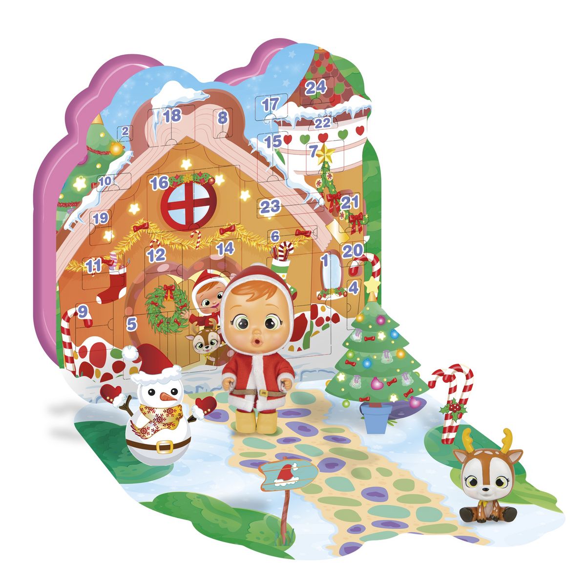 IMC TOYS Calendrier de l'avent Santa Claus Cry Babies Magic Tears