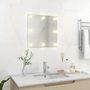 Voir la diapositive 3 : VIDAXL Miroir mural avec lampes LED Carre Verre