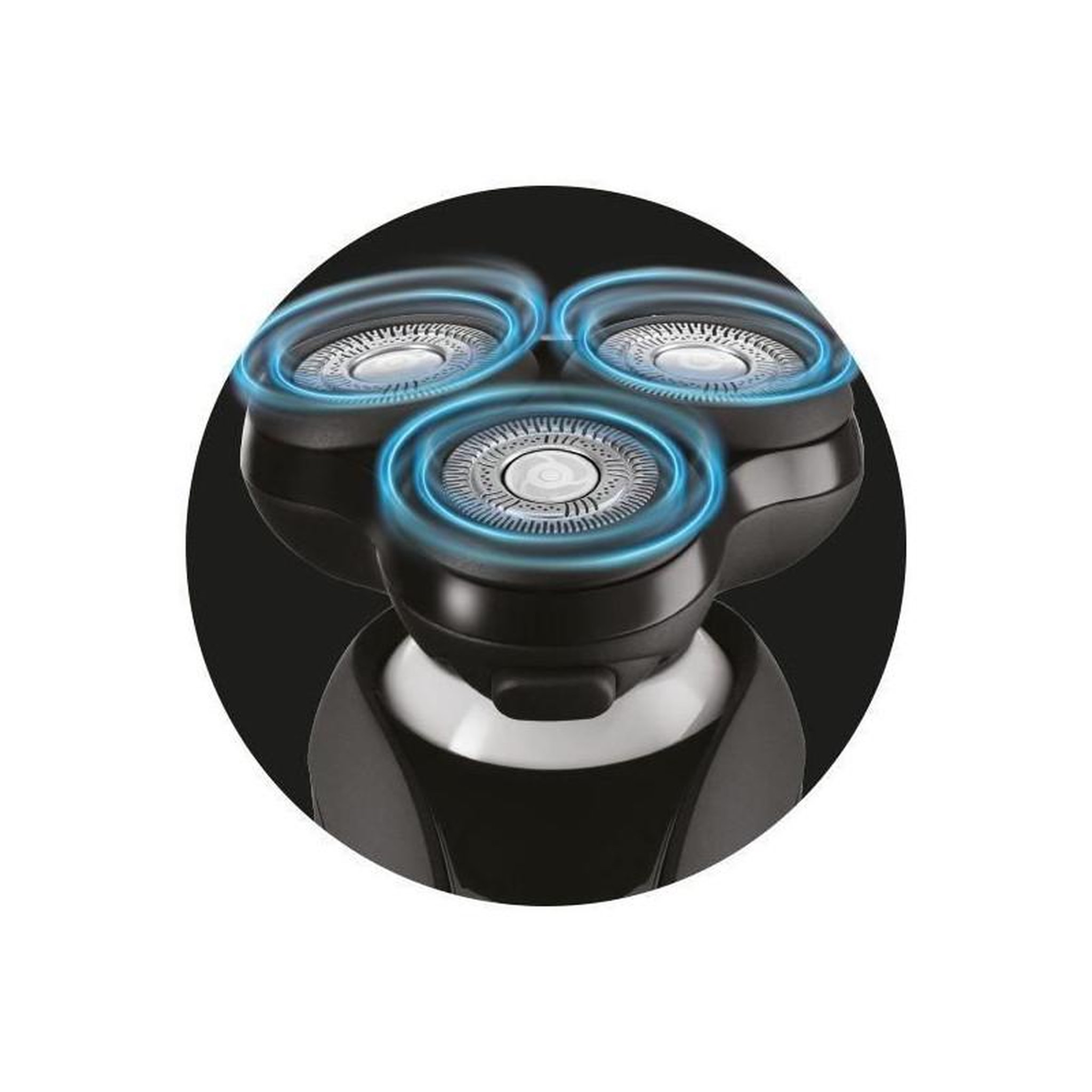 Voir la diapositive 3 : REMINGTON Rasoir rotatif - REMINGTON - XR1755 - Systeme hybride SynX - PivotBall - Lames flexibles - 100% étanche - Autonomie 50 min
