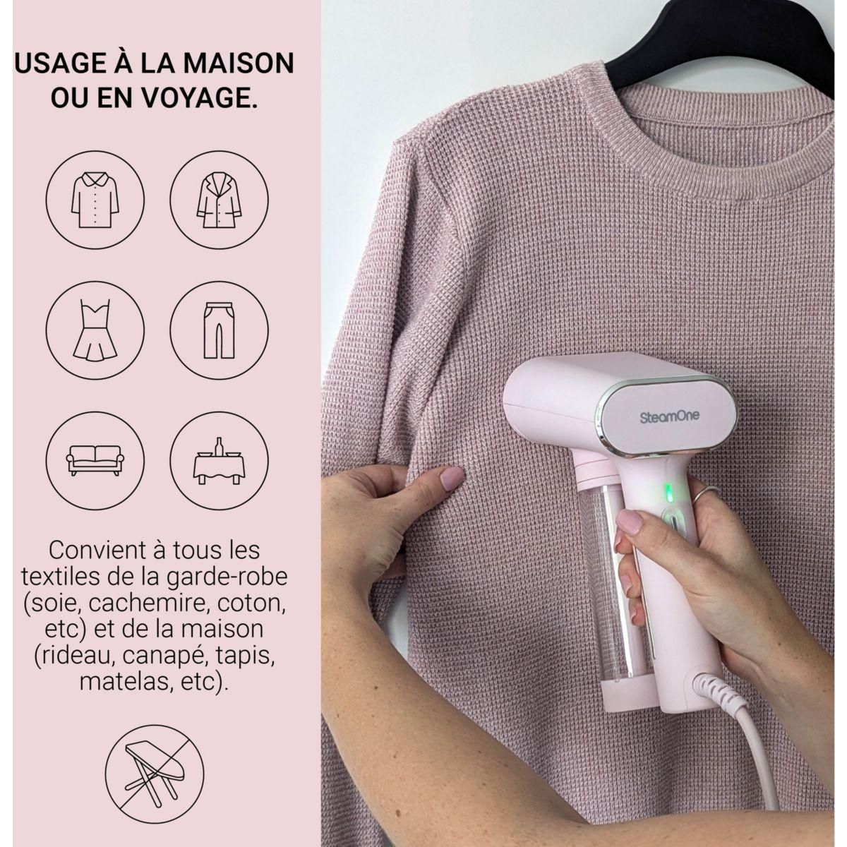 Steamone Défroisseur vapeur NS150P Karl Pink