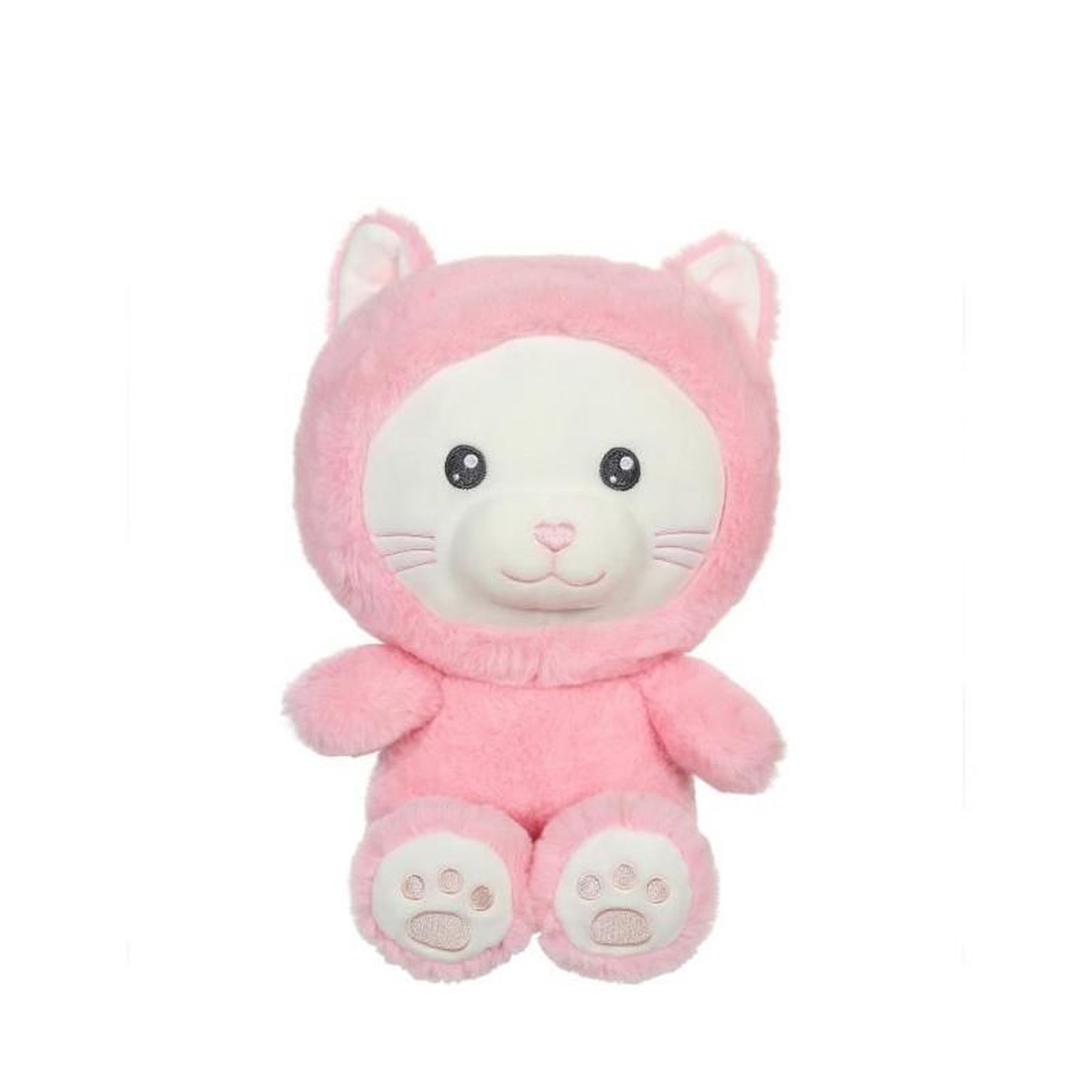 TOYS TOYS Peluche Chat Hoody Pets - GIPSY TOYS - Rose, 24 cm