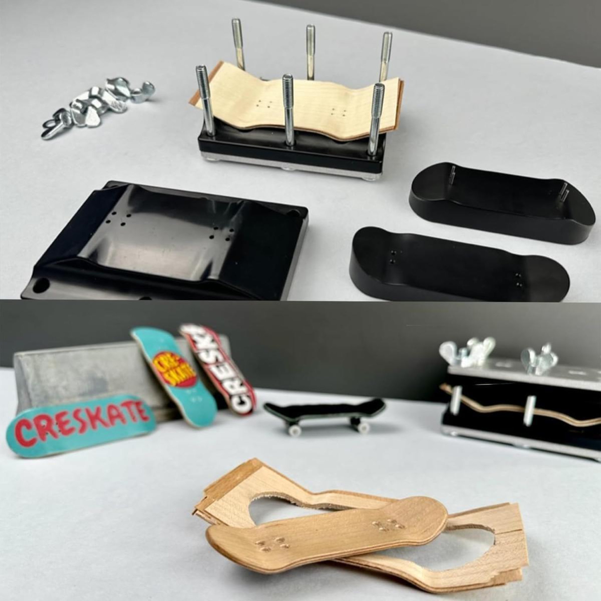 Voir la diapositive 3 : CRESKATE - kit construction fingerskate