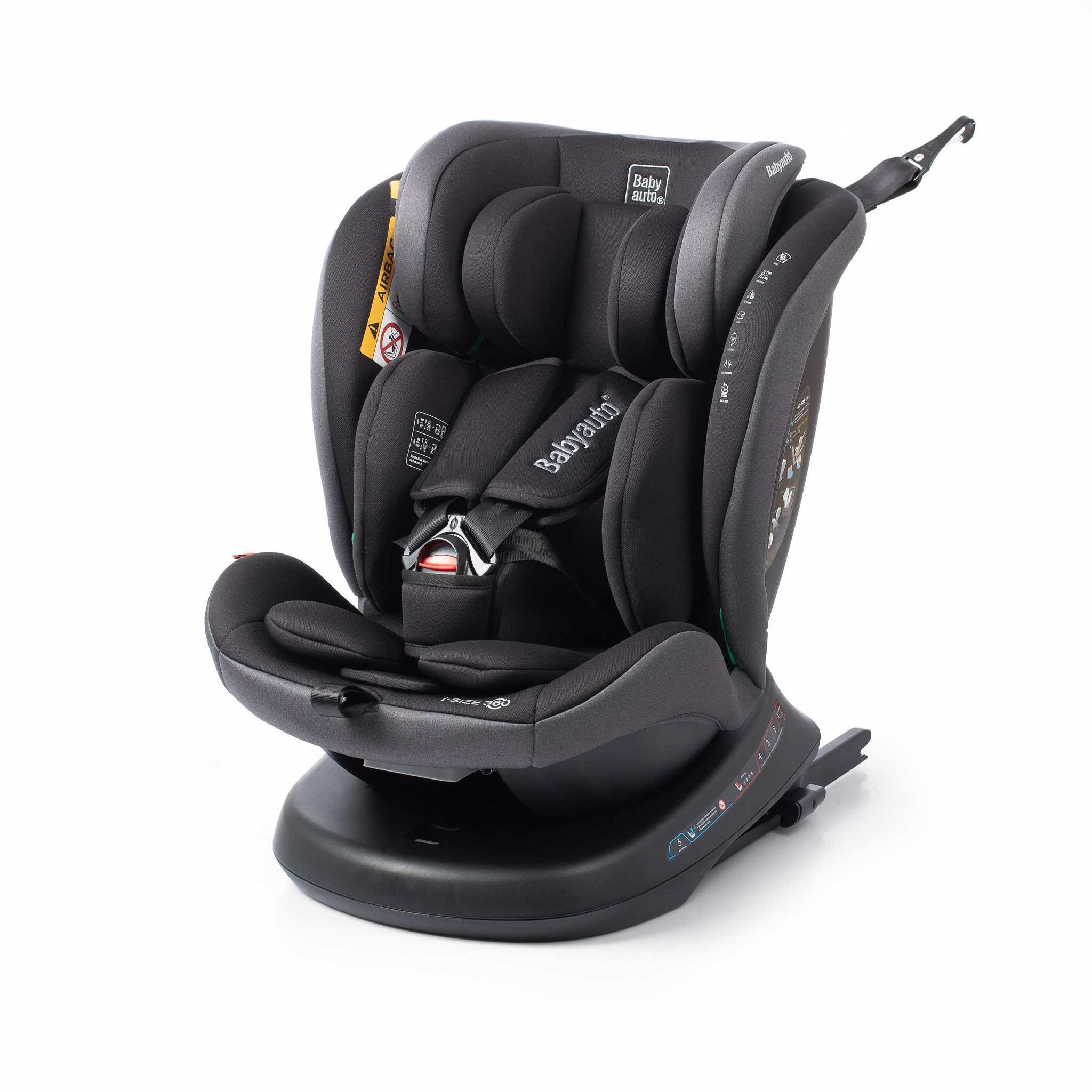 BABYAUTO Siège auto rodia ifix top tether 40-150 cm. Coloris disponibles : Noir