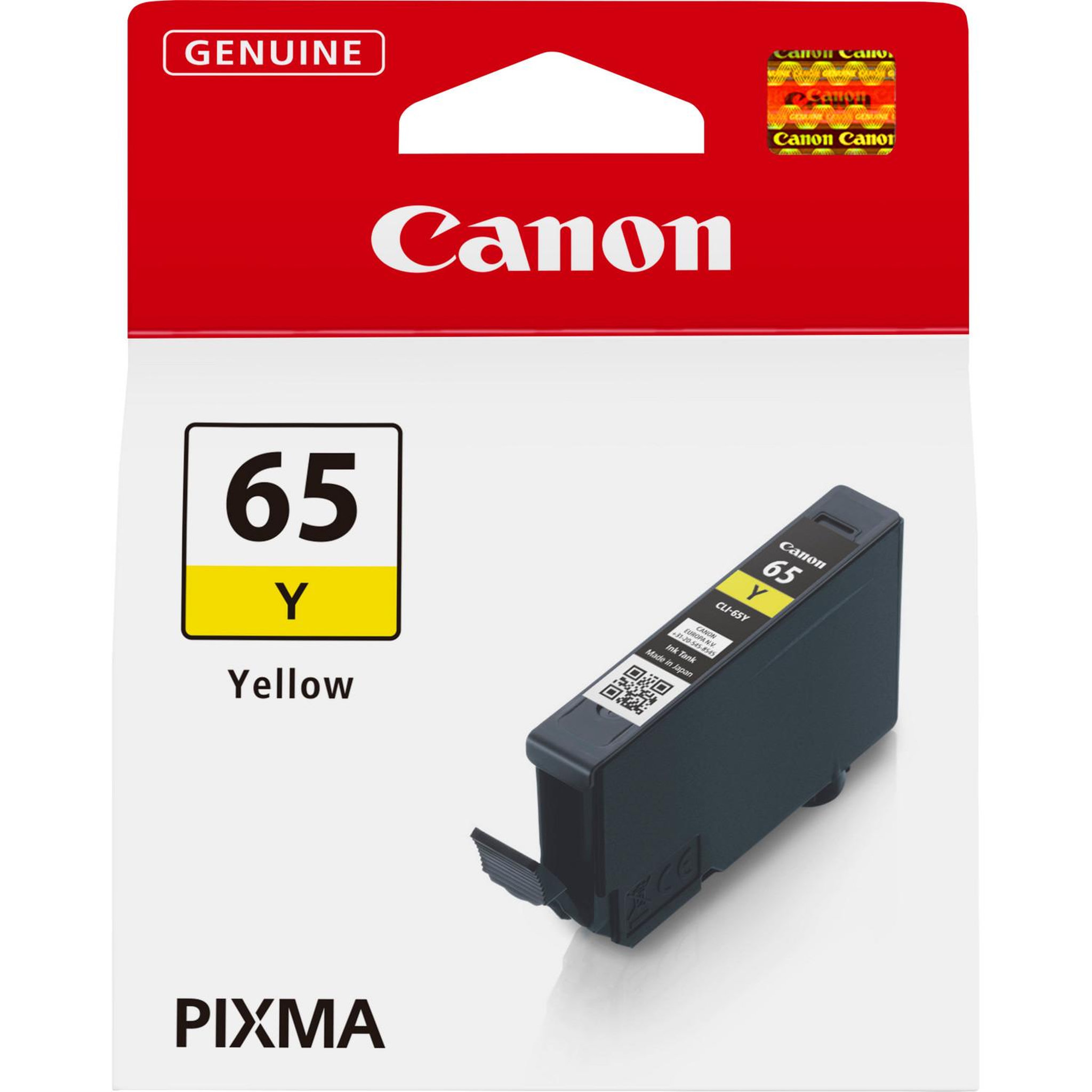 Voir la diapositive 2 : Canon Cartouche d'encre Canon CLI-65 Y Jaune