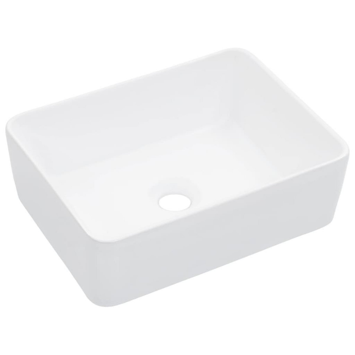 VIDAXL Lavabo 40x30x13 cm Ceramique Blanc