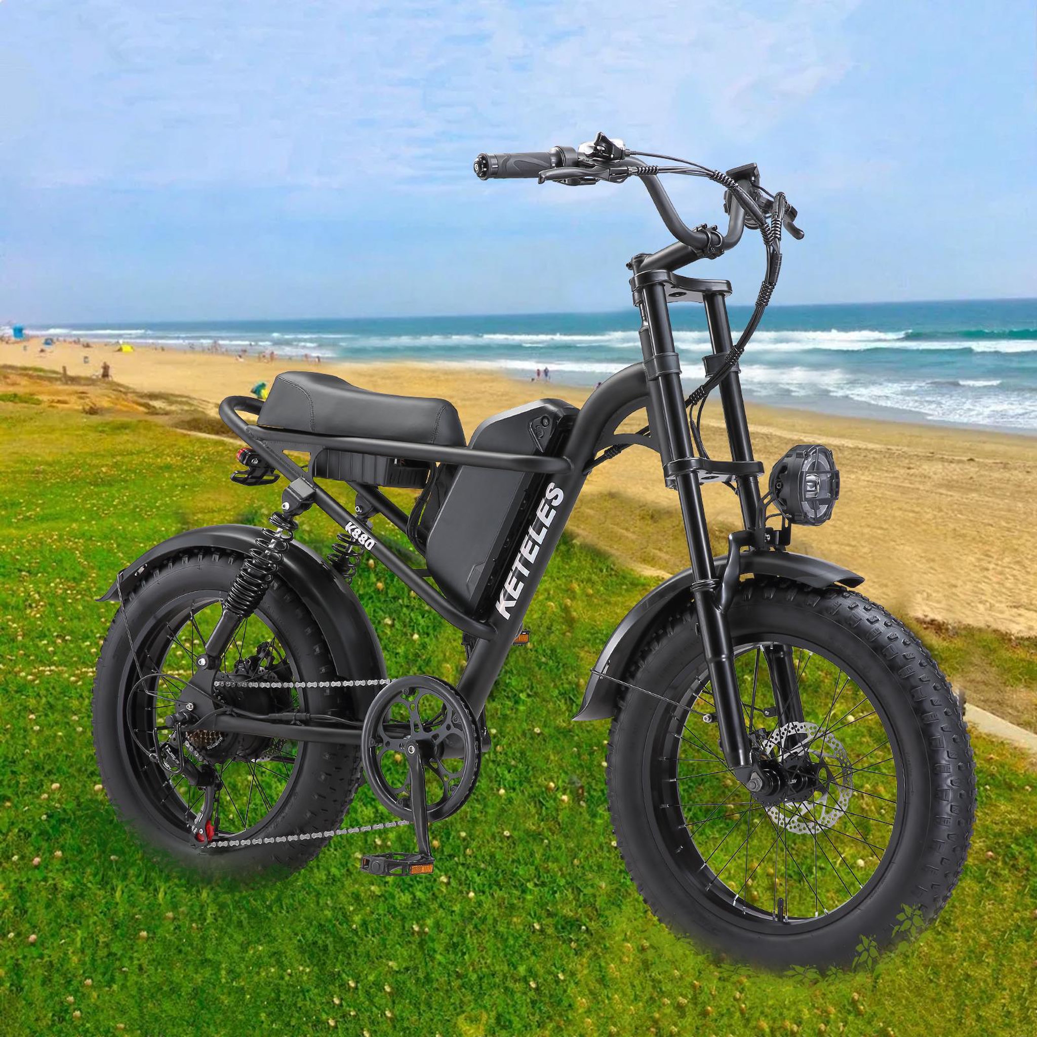 Voir la diapositive 6 : KETELES Vélo électrique tout suspendu keteles k880