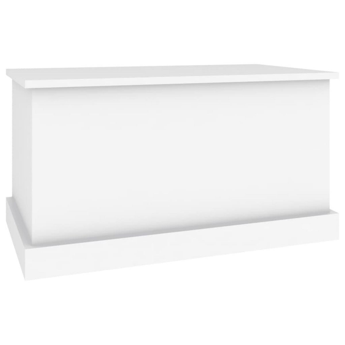 VIDAXL Boîte de rangement blanc 70x40x38 cm bois d'ingenierie