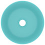 Voir la diapositive 3 : VIDAXL Lavabo rond de luxe Vert clair mat 40x15 cm Ceramique