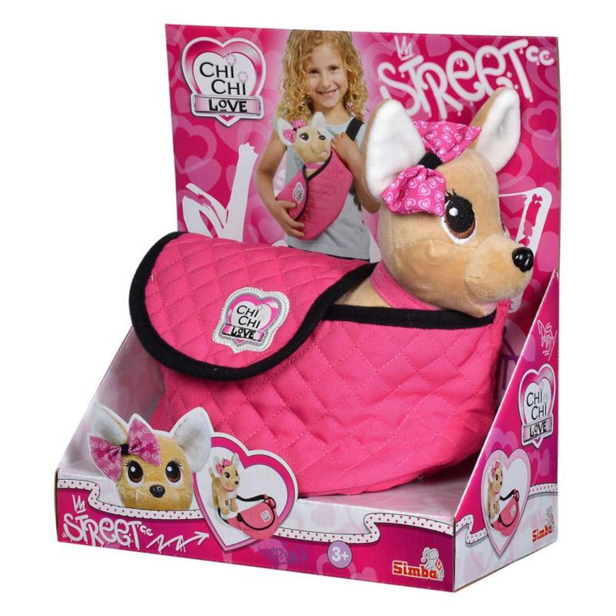 SIMBA Simba - Chi Chi Love Street Cuddle Dog in Carrying Bag 105893494
