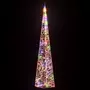 VIDAXL Cone lumineux decoratif a LED Acrylique Multicolore 90 cm