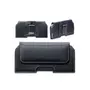 amahousse Etui ceinture cuir pour Apple iPhone 7/ 8 noir avec clip métallique