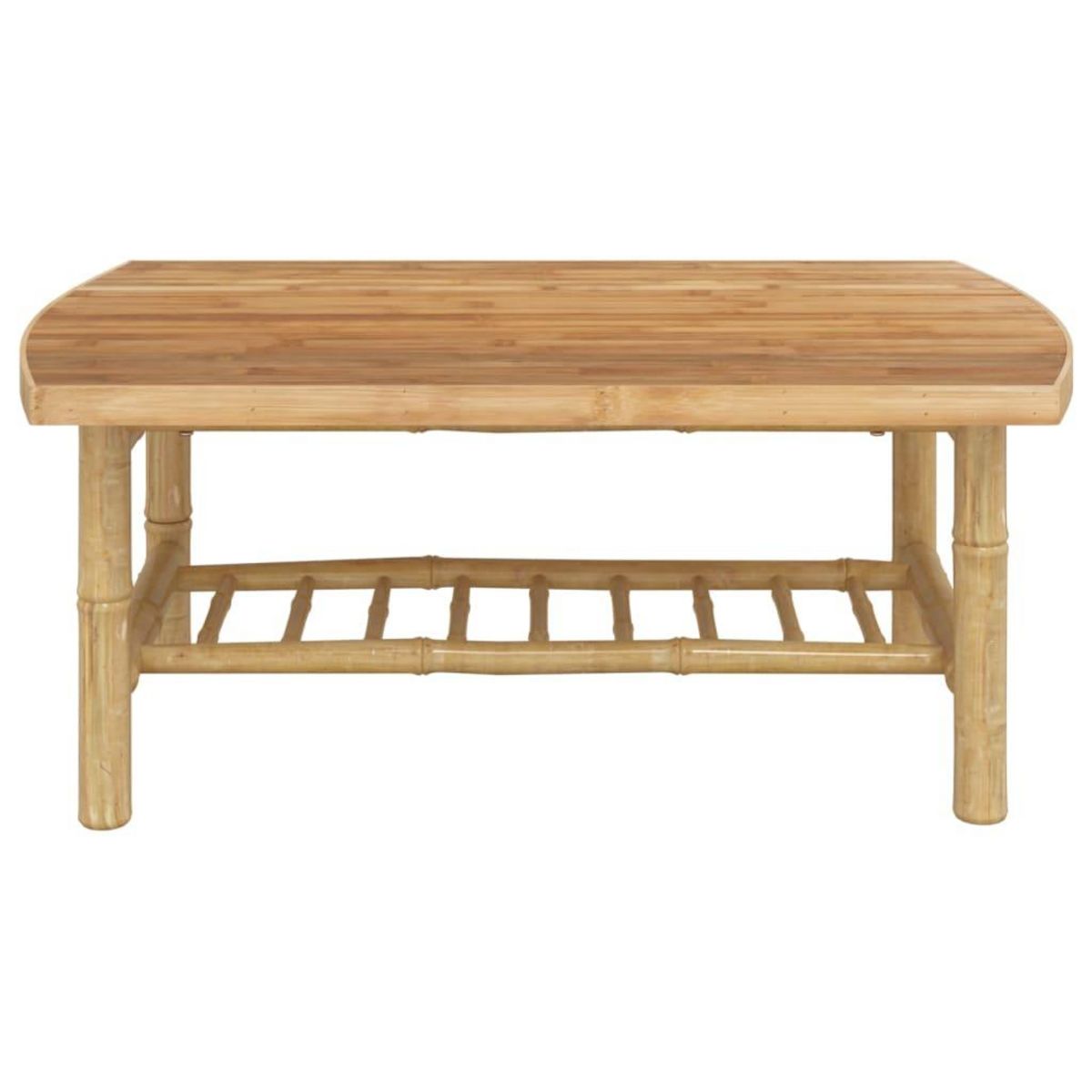 VIDAXL Table basse de jardin 90x55x37 cm bambou