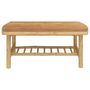 Voir la diapositive 3 : VIDAXL Table basse de jardin 90x55x37 cm bambou