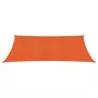 VIDAXL Voile d'ombrage 160 g/m^2 Orange 2x4,5 m PEHD