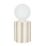 Paris Prix Lampe LED en Céramique  Cocooning  18cm Taupe