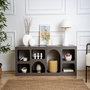 Voir la diapositive 2 : Habitat et Jardin Buffet en bois  Ferlis  - 160 x 40 x 51 cm - Gris anthracite