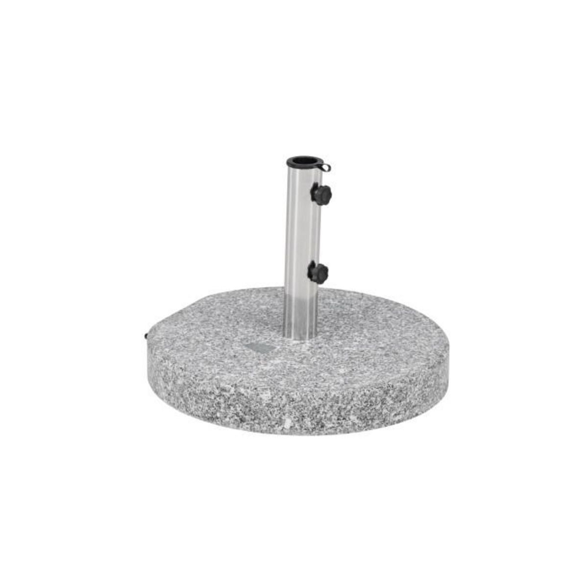 Paris Prix Pied de Parasol Moucheté Rond  Stathera  50cm Gris