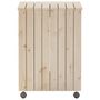 Voir la diapositive 5 : VIDAXL Panier a linge et roulettes RANA 45x45x64 cm bois massif de pin