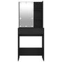Voir la diapositive 5 : VIDAXL Coiffeuse avec LED Noir 60x40x140 cm