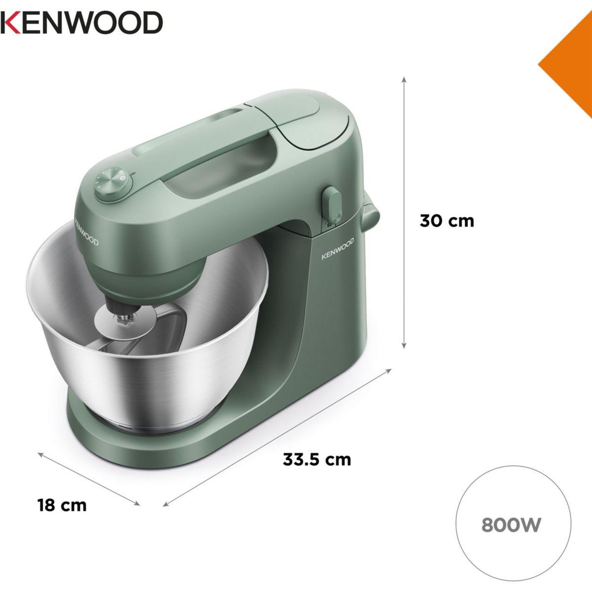 Voir la diapositive 5 : KENWOOD Robot pâtissier kitchen mach go collection kzm35.000gr