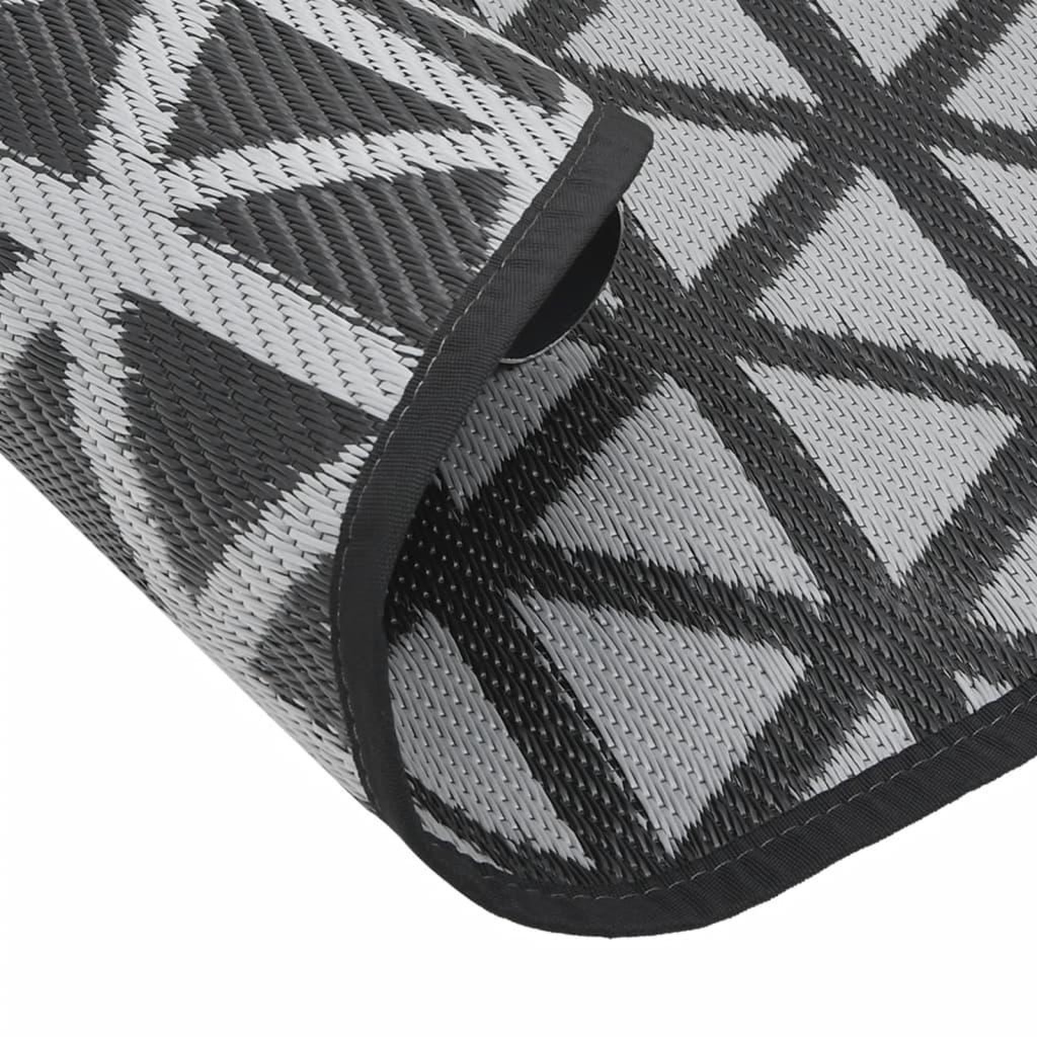 Voir la diapositive 5 : VIDAXL Tapis d'exterieur ARAKIL noir Ø160 cm PP
