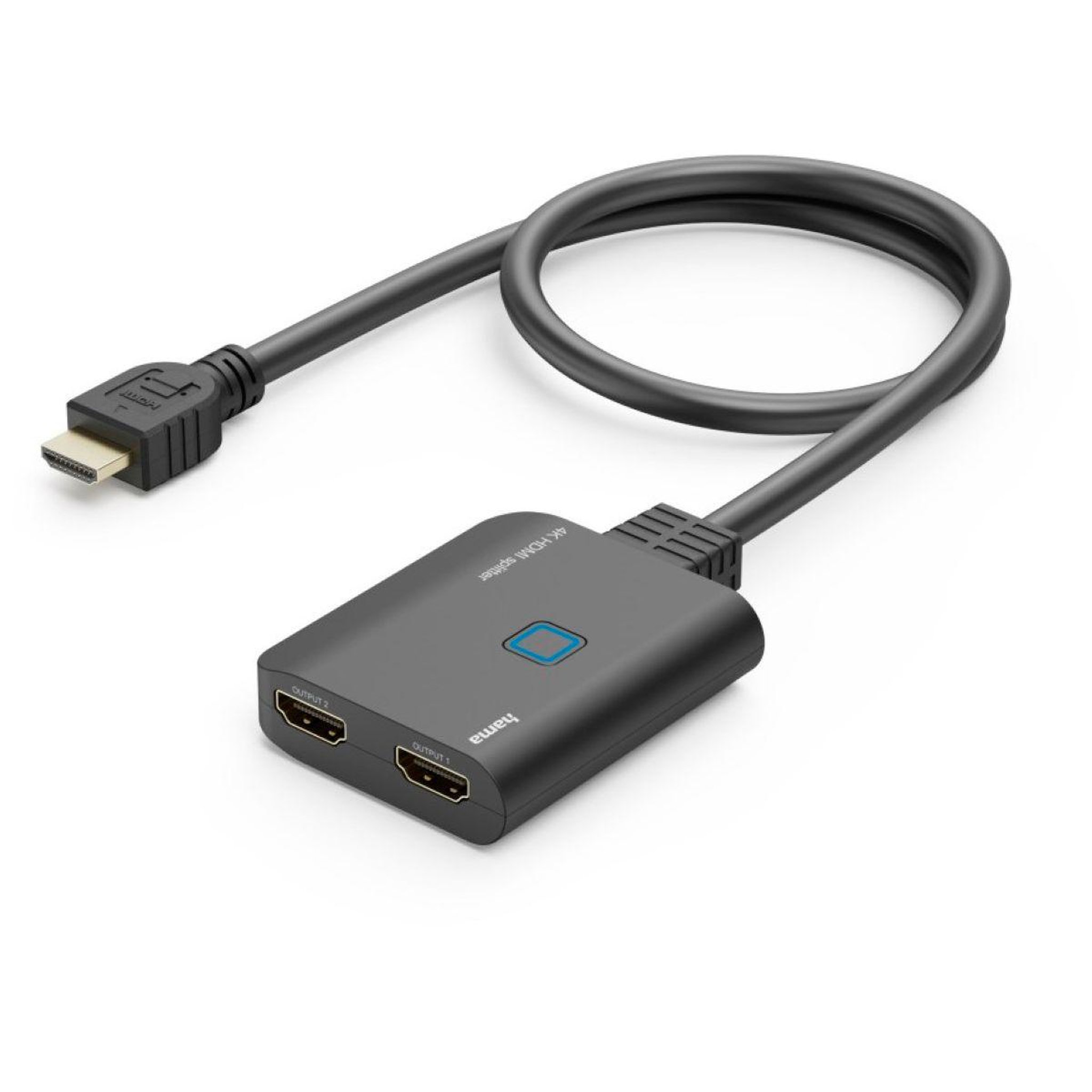 Voir la diapositive 4 : Hama Hub hdmi m vers double hdmi f