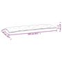 Voir la diapositive 6 : VIDAXL Coussins de banc de jardin lot de 2 rose 150x50x7 cm tissu