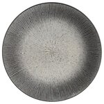SECRET DE GOURMET Lot de 6 Assiettes Plates  Atelier  27cm Gris