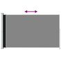 Voir la diapositive 3 : VIDAXL Auvent lateral retractable de patio 220x300 cm Noir